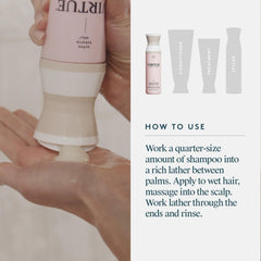 VIRTUE Smooth Shampoo sulfate-free badge visible