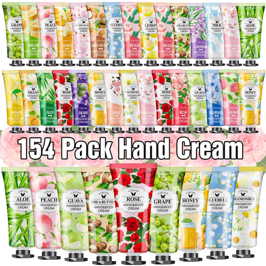 VISCOO 154 pack hand cream gift set front view for gifting and daily moisture