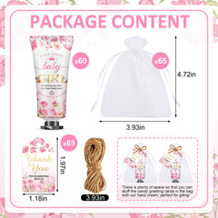 VISCOO baby girl hand cream with pink floral design and elegant packaging.