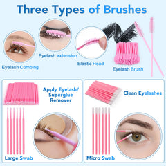 VISCOO eyelash tapes and under-eye patches protect skin during practice.
