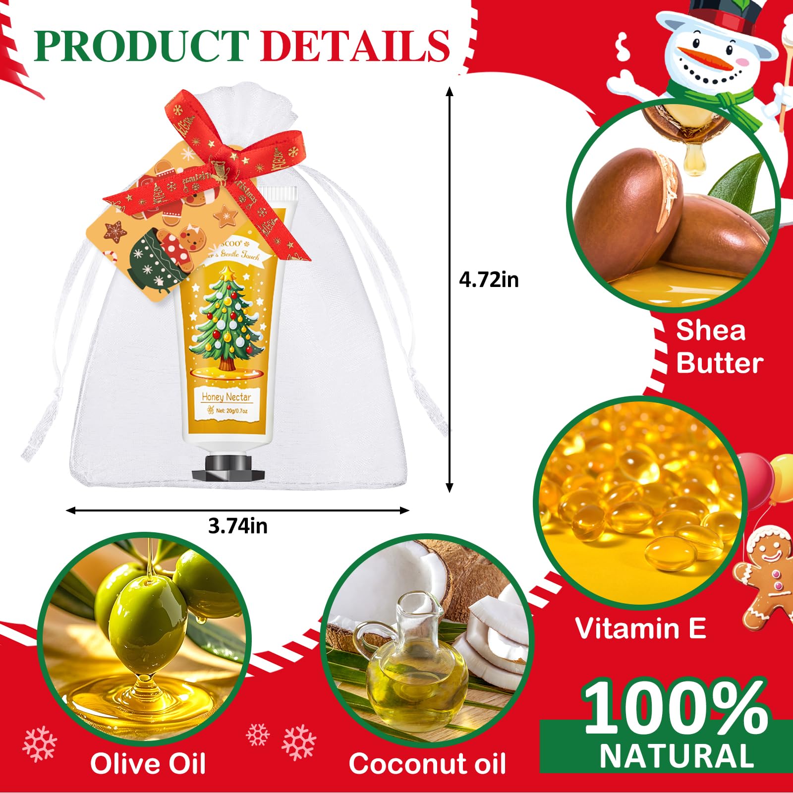 VISCOO Christmas tree design hand cream adds seasonal decor vibe