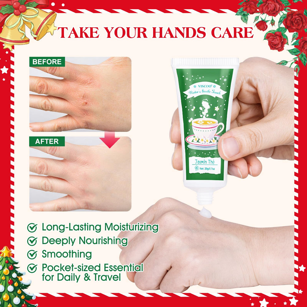 VISCOO snowman design hand cream offers playful holiday charm