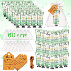 VISCOO Oh Baby hand cream set with 60 travel-size tubes, ideal for baby shower favors.