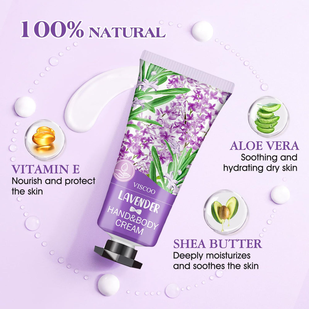 VISCOO rose fragrance hand cream with floral scent for daily use