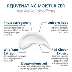 Cream swatch of Visha moisturizer shows smooth, quick absorption