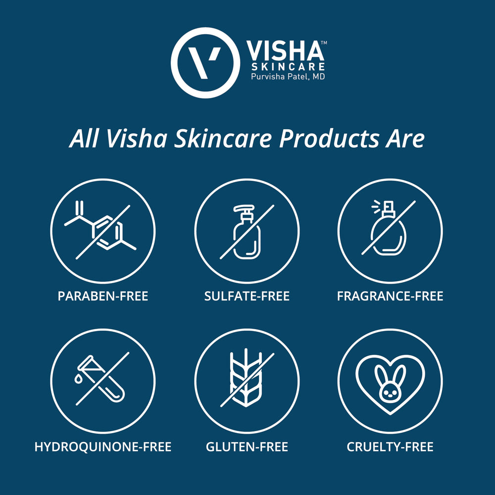 Visha moisturizer on dresser ready for a morning skincare routine
