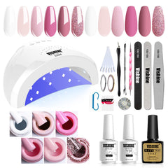 Vishine gel nail polish starter kit with six colors for at-home manicures