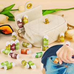 VISRIE Peppermint mini lip balm offers a cool, refreshing feel