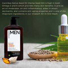 Vitabath Amber Woodland foamy lather for body and hair provides hydrating cleanse.