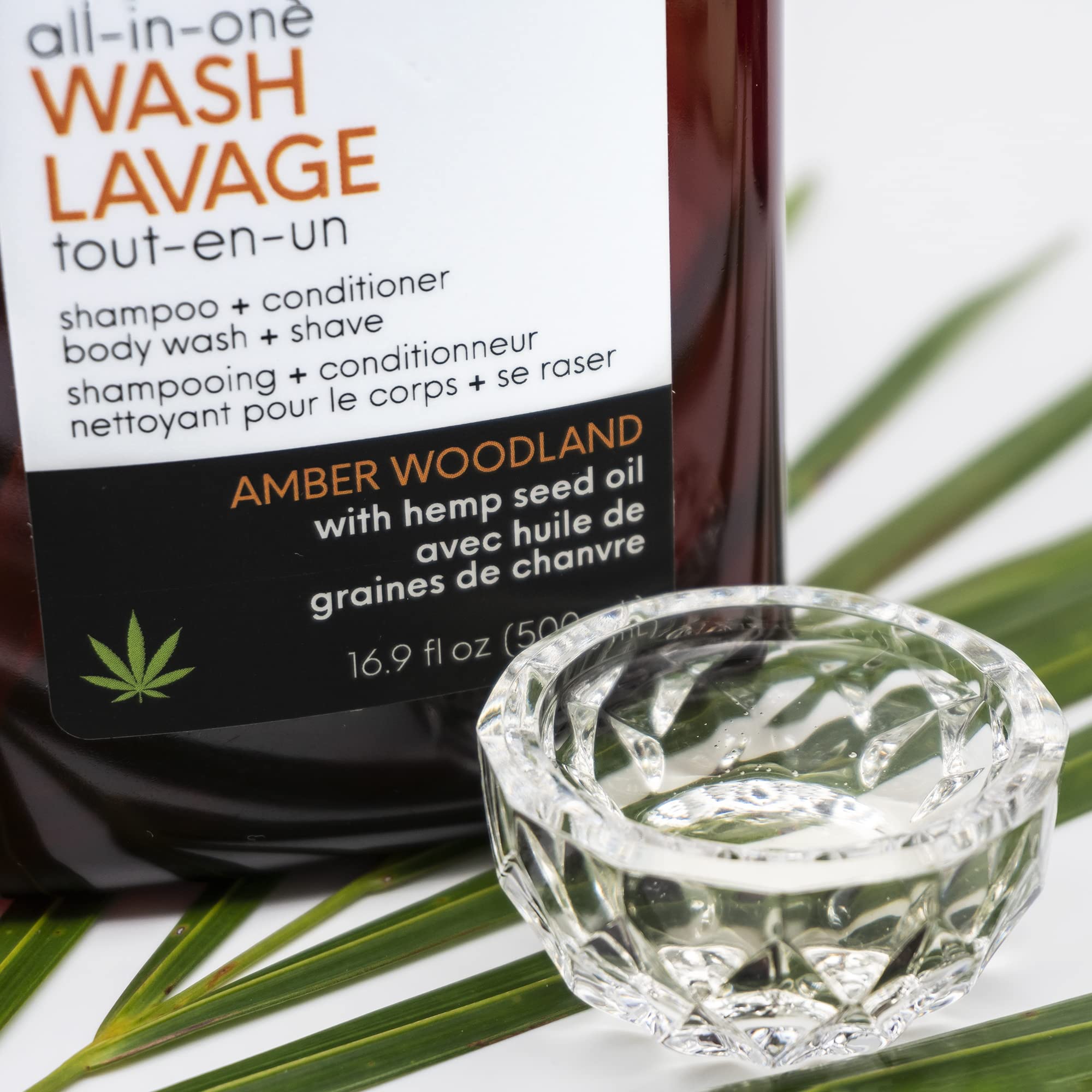 Vitabath Amber Woodland packaging highlights fresh amber-wood scent for everyday use.