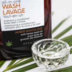 Vitabath Amber Woodland packaging highlights fresh amber-wood scent for everyday use.