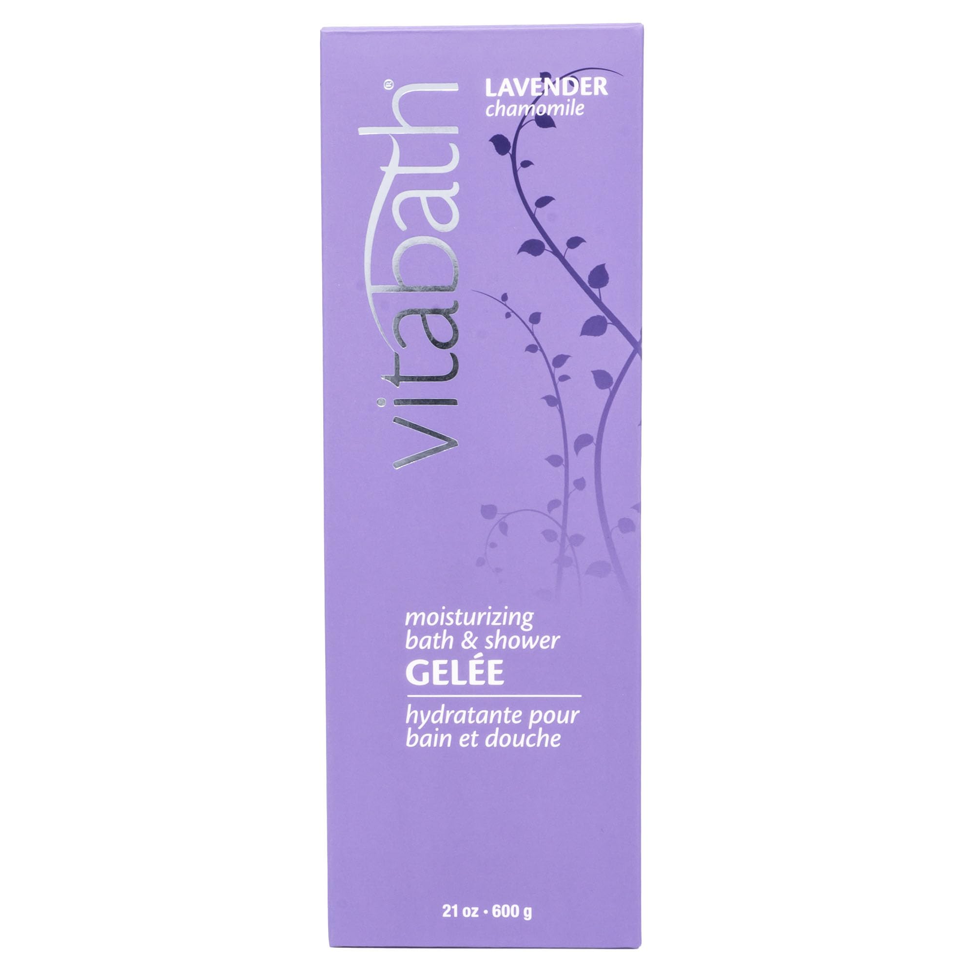 Vitabath Lavender Chamomile oil-blend detail signals nourishing skin contact care.
