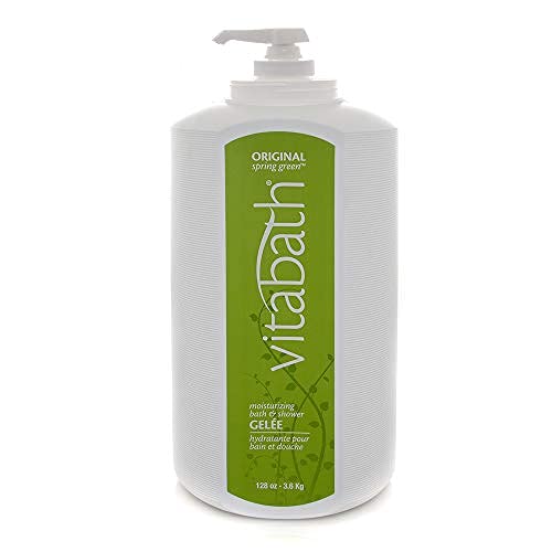 Vitabath Original Spring Green foamy lather delivers spa-like cleansing.