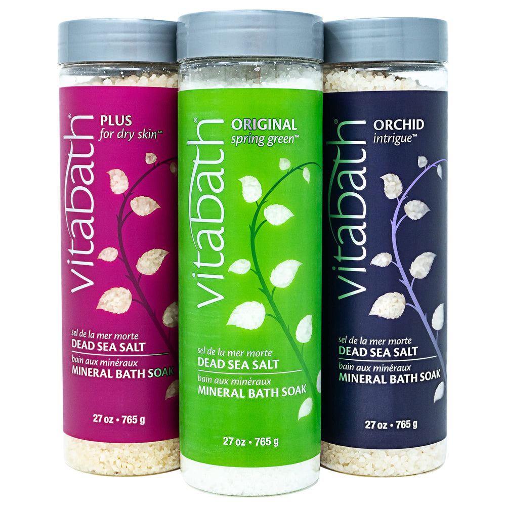 Soak in a tub with Spring Green minerals for relaxation and nourishment