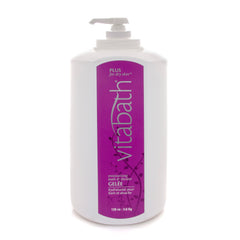 Vitabath Plus bottle close-up highlighting hydrating formula