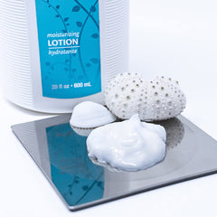 Vitabath Spa Skin Therapy exfoliating pouf for gentle, effective exfoliation.