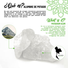 Crystal stone close-up highlighting clean, natural mineral deodorant.