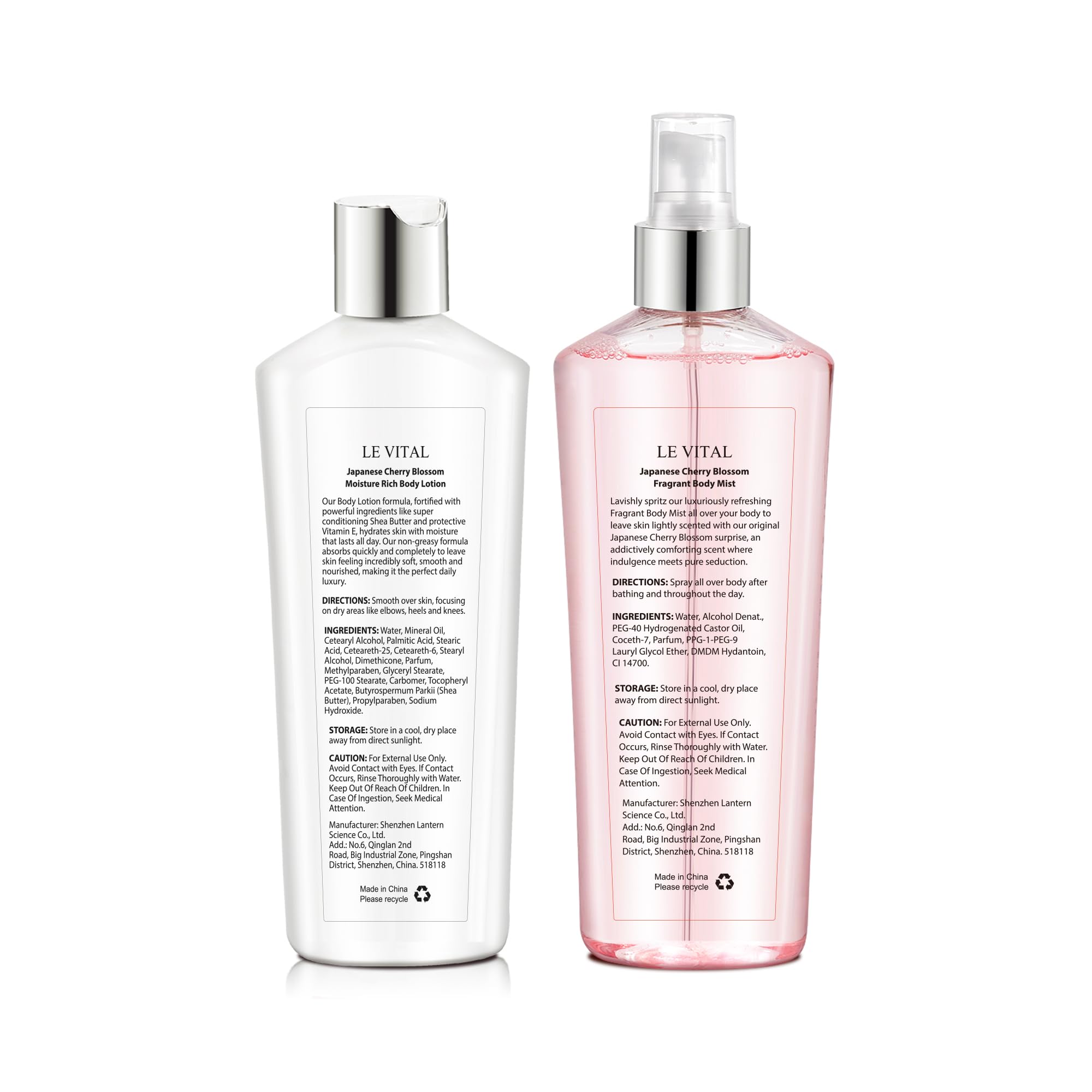 Vital Luxury Japanese Cherry Blossom Body Cream jar delivering quick hydration.