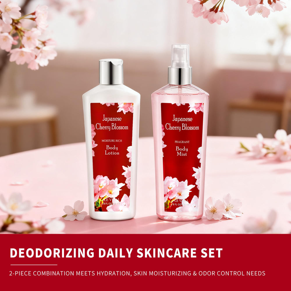 Vital Luxury Japanese Cherry Blossom packaging box with elegant gift-ready design.