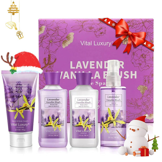 Vital Luxury Lavender Vanilla Blush Body Lotion: lightweight hydration for daily softness.