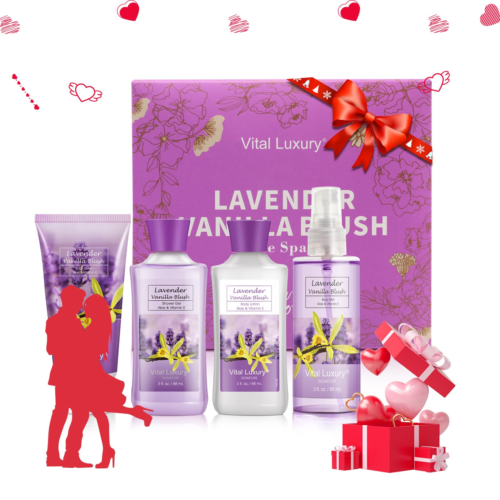 Vital Luxury Lavender Vanilla Blush Skin Balance: helps maintain soft, hydrated feeling.