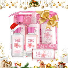 Vital Luxury shower gel bottle with Japanese Cherry Blossom scent for refreshing cleansing.