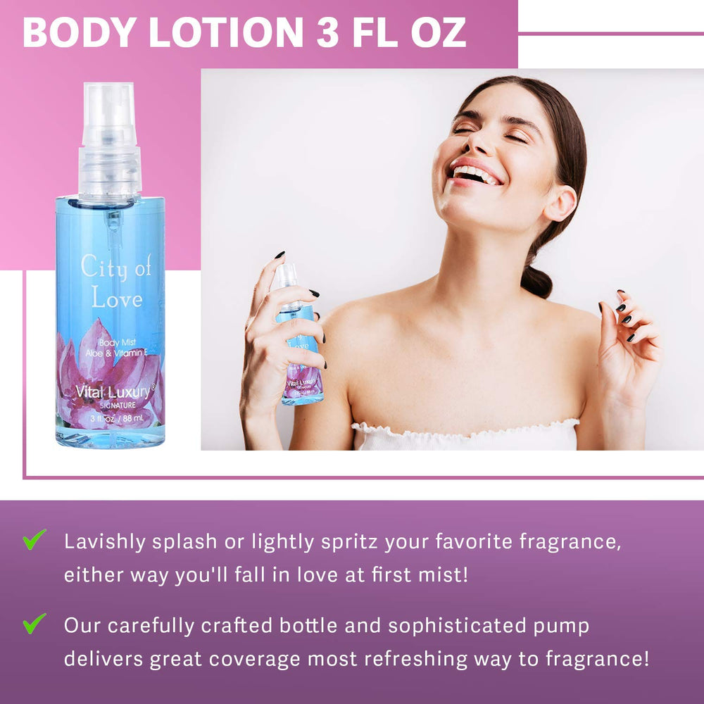Vital Luxury travel set bottle pour, gentle cleansing on the move