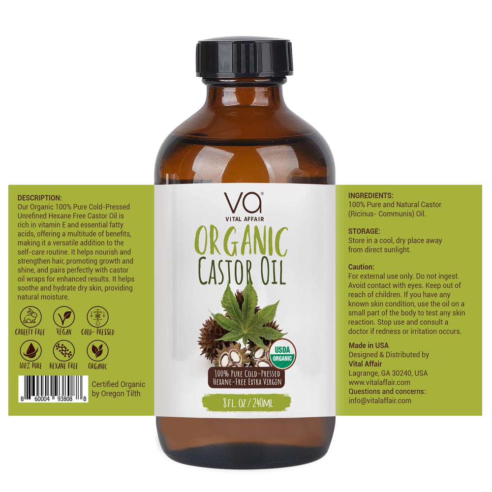 VITAL AFFAIR castor oil supports conditioning for lashes and brows