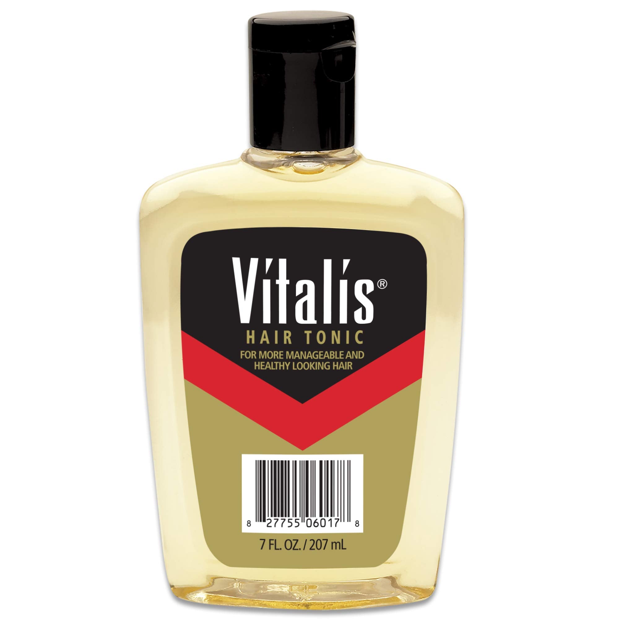 Vitalis hair tonic on damp hair easing manageability and styling