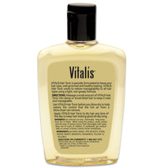 Vitalis travel-compact bottle ideal for on-the-go grooming