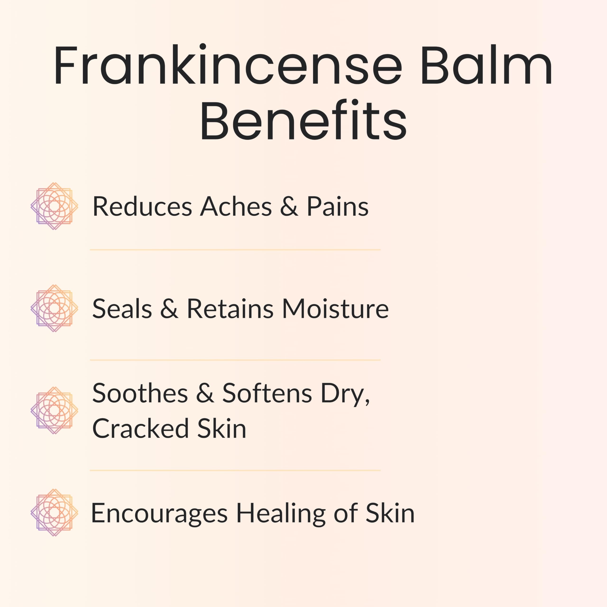 Vitality Frankincense Balm bottle highlights natural oils for gentle hydration.