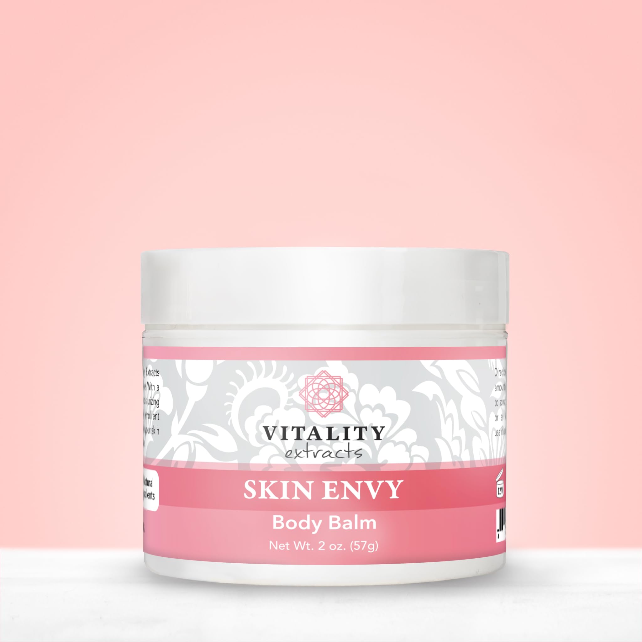Vitality Skin Envy Balm with beeswax seals in moisture for lasting comfort.