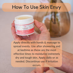 Vitality Skin Envy Balm packaging highlights clean, cruelty-free formulation.