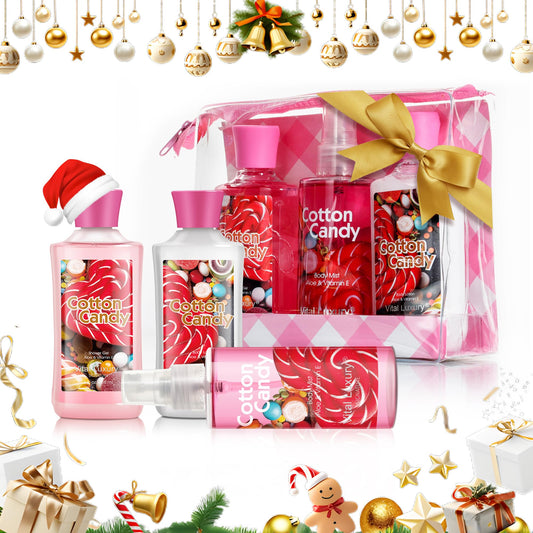 Vital Luxury Cotton Candy Body Lotion bottle promises gentle hydration