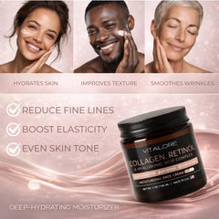 Vitalore fragrance free skincare bottle emphasizing clean care