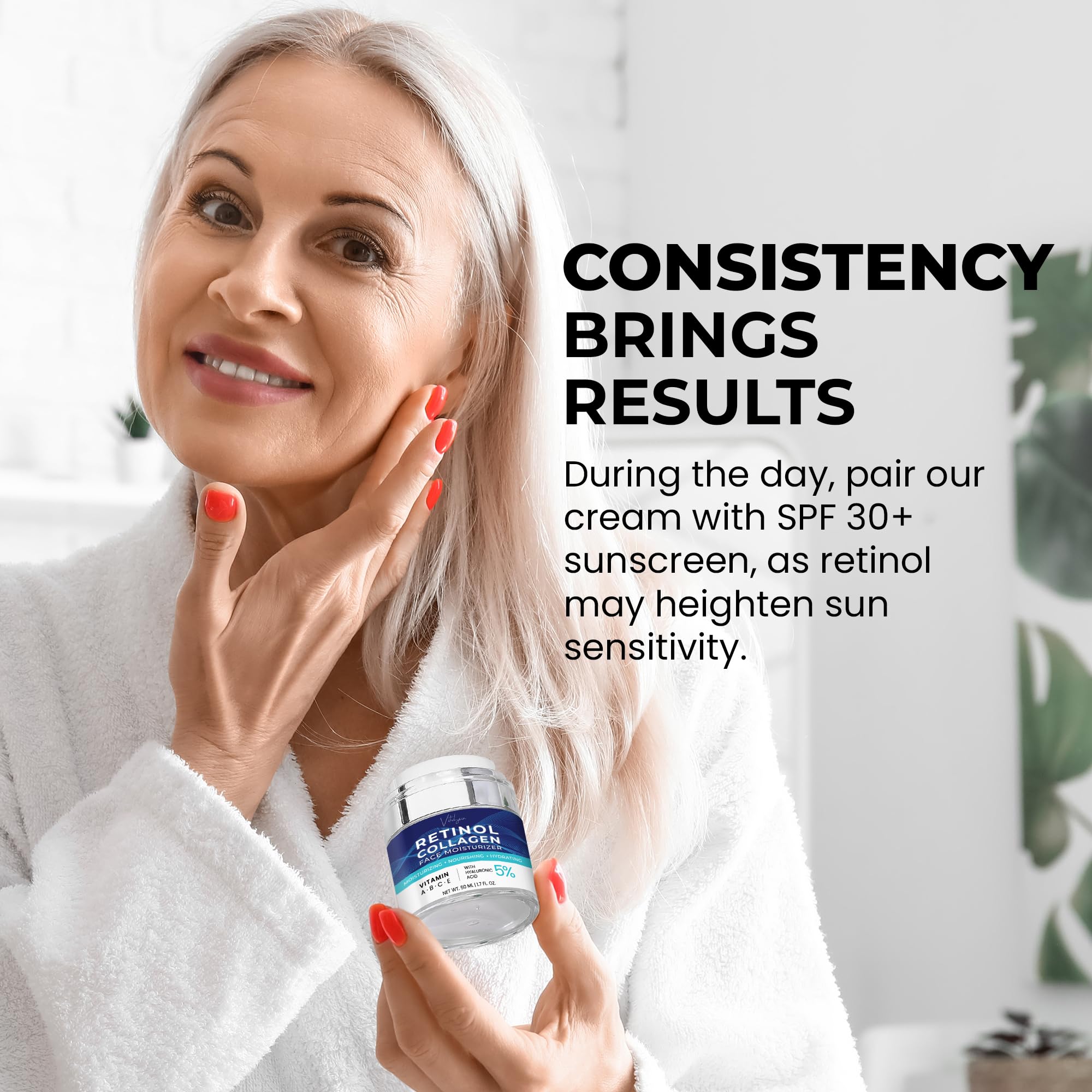 Vitalysin night-cream scene suggests overnight repair for refreshed skin.