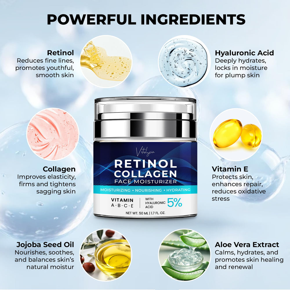 Vitalysin texture swirl demonstrates a rich formula ideal for daily hydration.