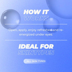 Vitamasques dual hyaluronic acids hydrate the under-eye area