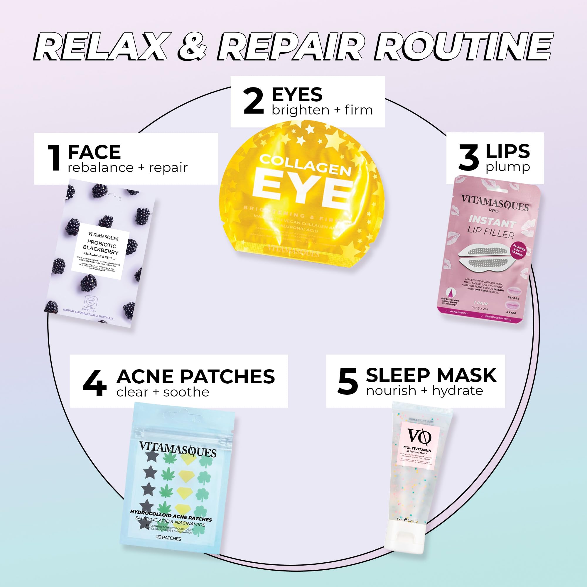 Korean beauty-inspired design and breathable sheet mask texture close-up
