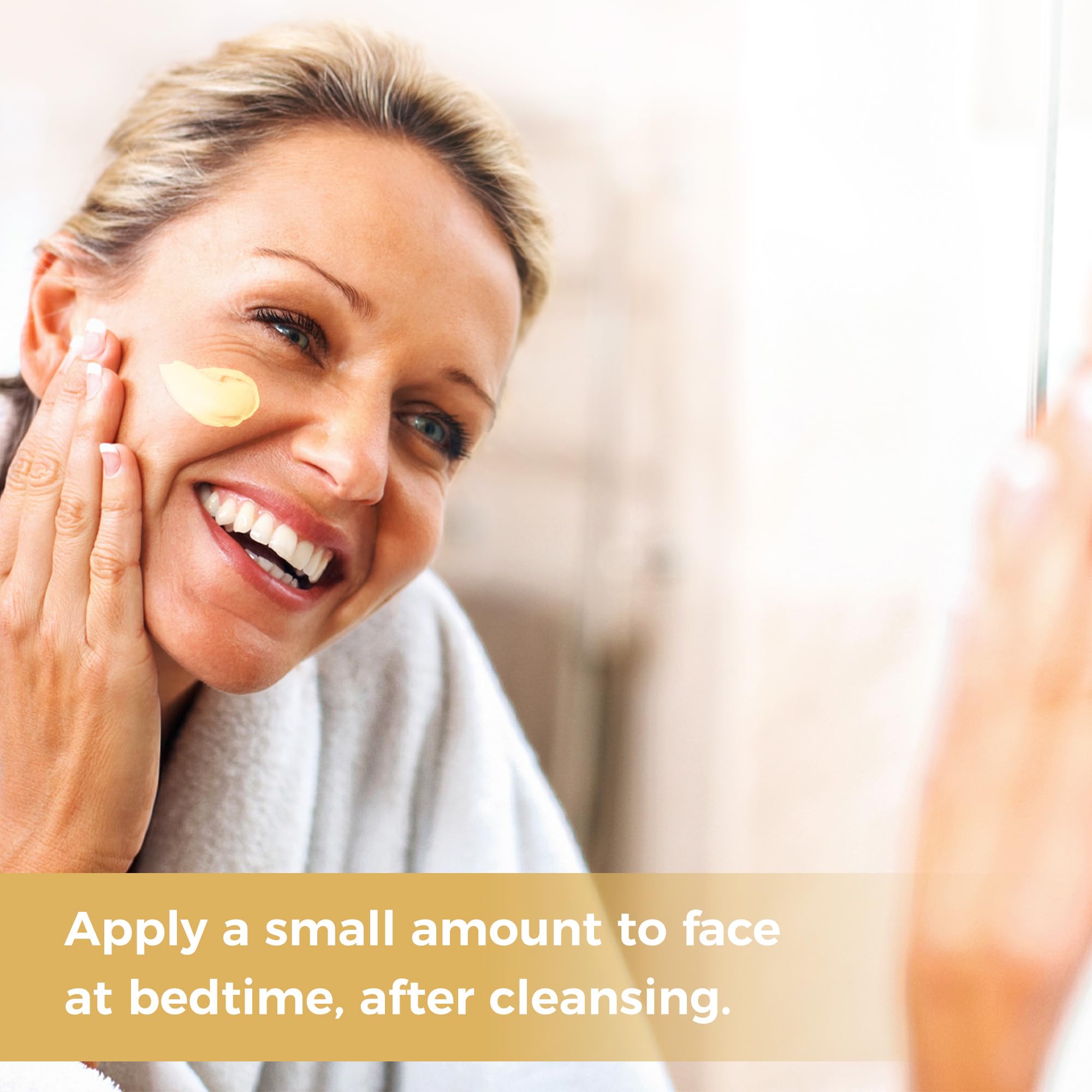 Vitamin World Retinol Cream ready for nightly skincare routine.
