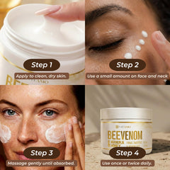 Vitamo Bee Venom Cream dispensing pump for easy application