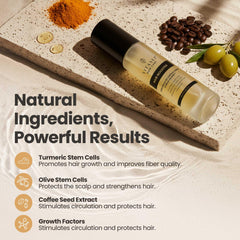 Vitasei Hair Booster ingredients capilia longa highlighting stem cell blend