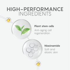 Hyaluronic acid and squalane ingredients panel