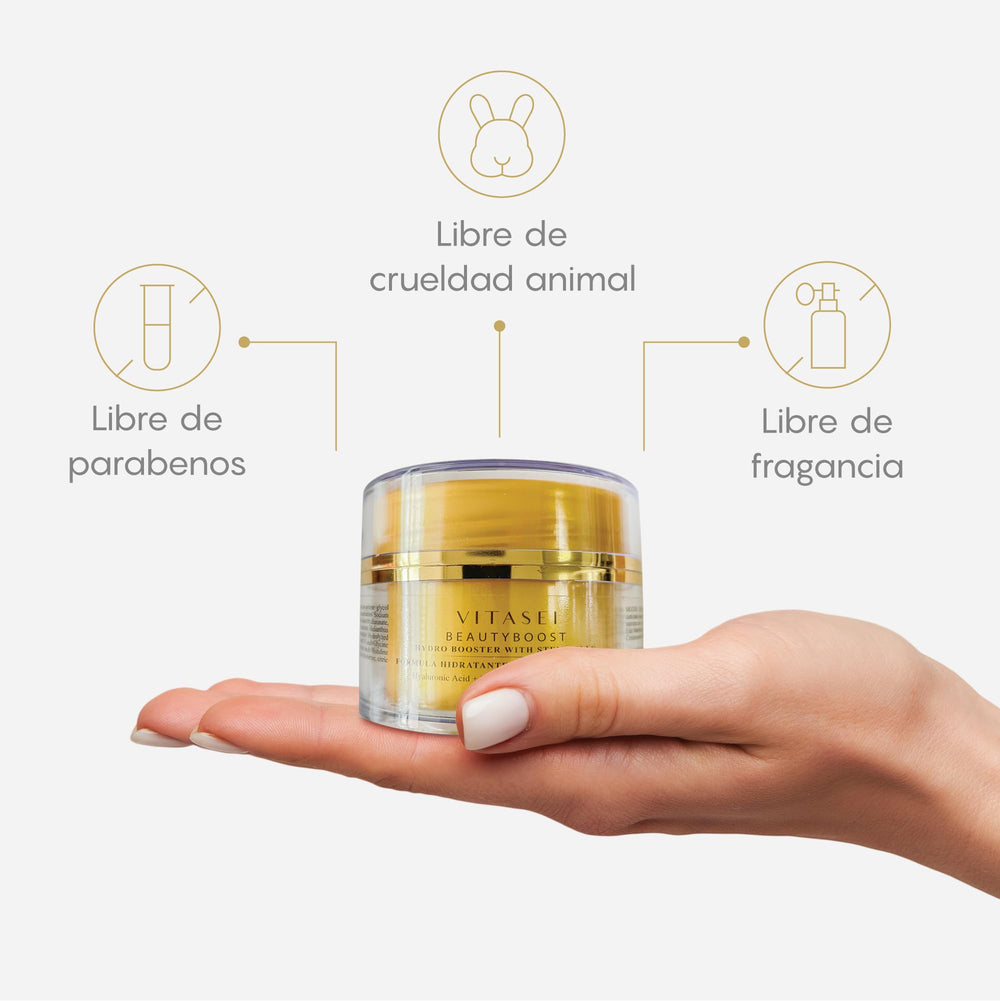 Evening skincare routine with Hydro Booster application