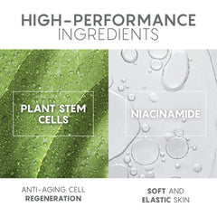 Niacinamide helps smoother texture and refined pores