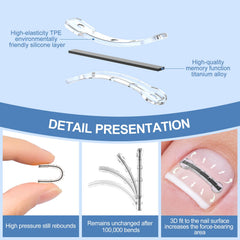 Vitasy size-4 corrector strip for wider nails and durability