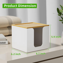 VITVITI vanity organization with acrylic box keeps towels within reach.
