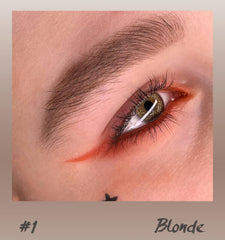 VIVA INK blonde pigment ready for manual or machine application.