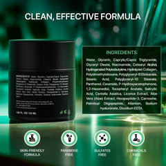 Viva Lab bottle label close-up highlights clean, refreshing skincare ritual.
