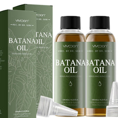 Vivccon Batana Oil pack of 2 bottles for deep conditioning and shine